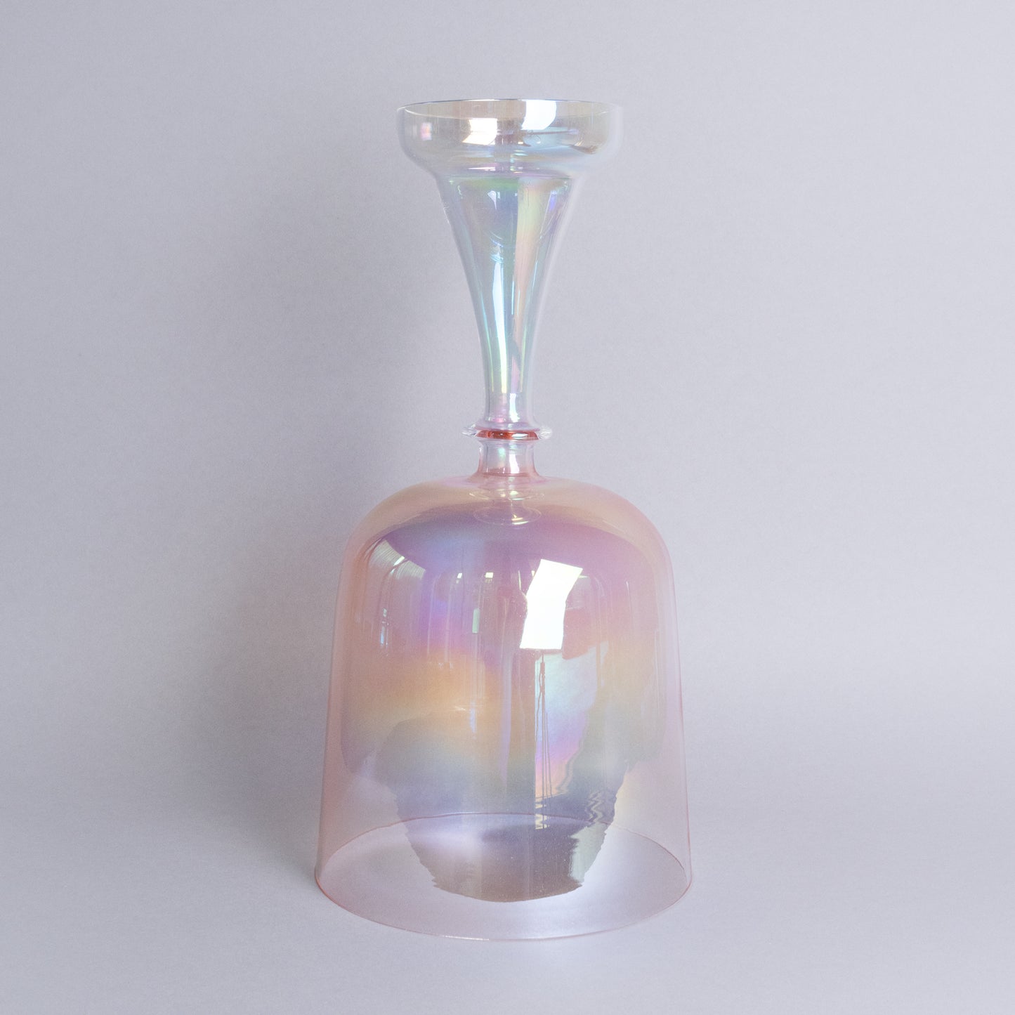 Kristallklangschale Kelch BIENE KRAFTTIER 432 Hz - 18 cm | AkashaBowls®