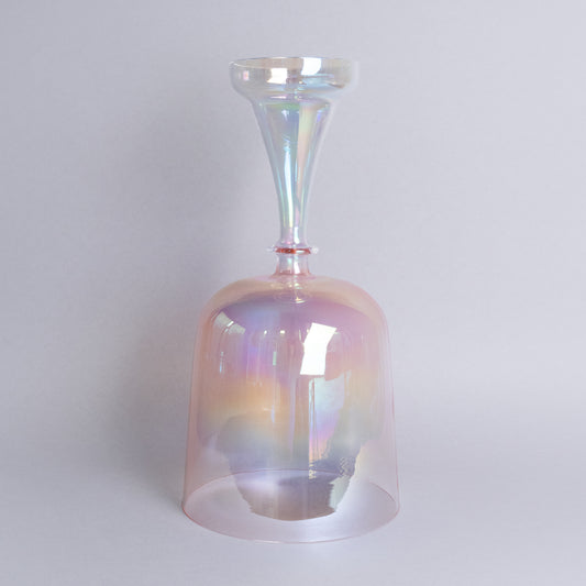 Kristallklangschale Kelch BIENE KRAFTTIER 432 Hz - 18 cm | AkashaBowls®