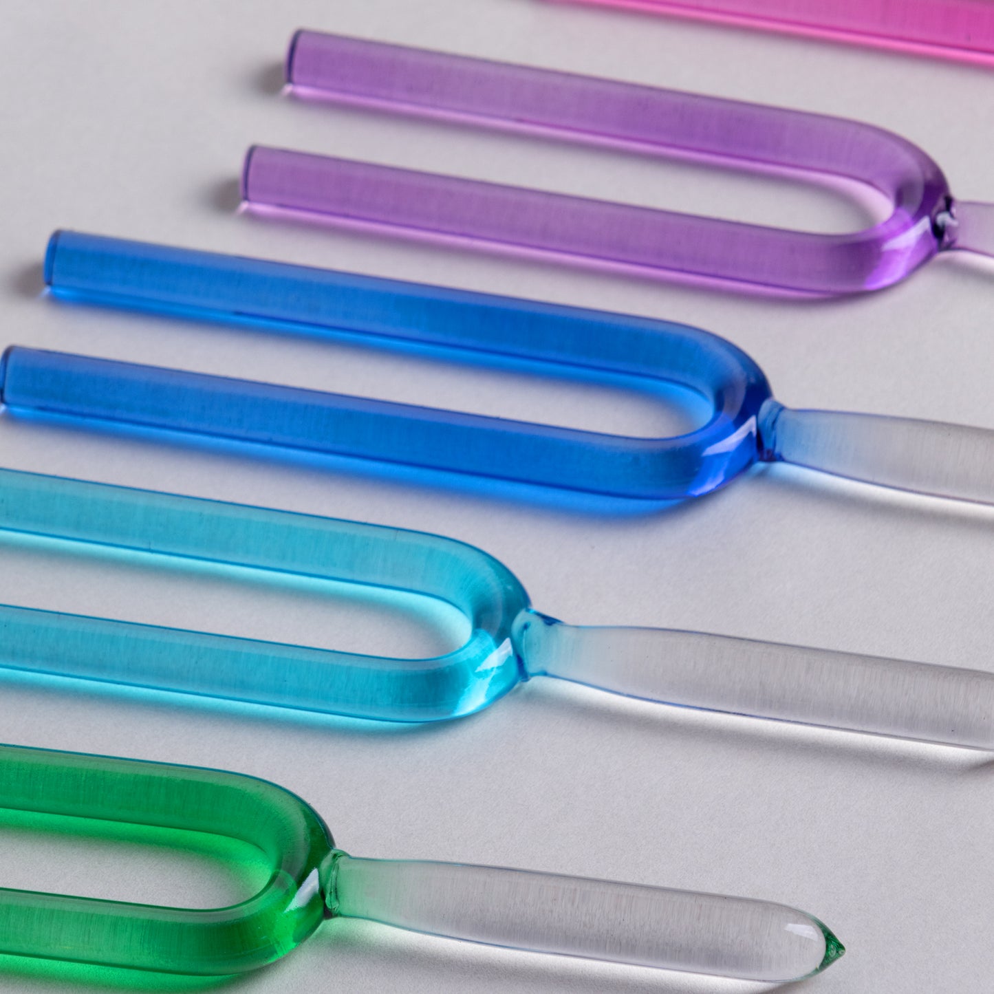 Chakra Rainbow Kristall-Stimmgabel Set 432 Hz - | AkashaBowls®