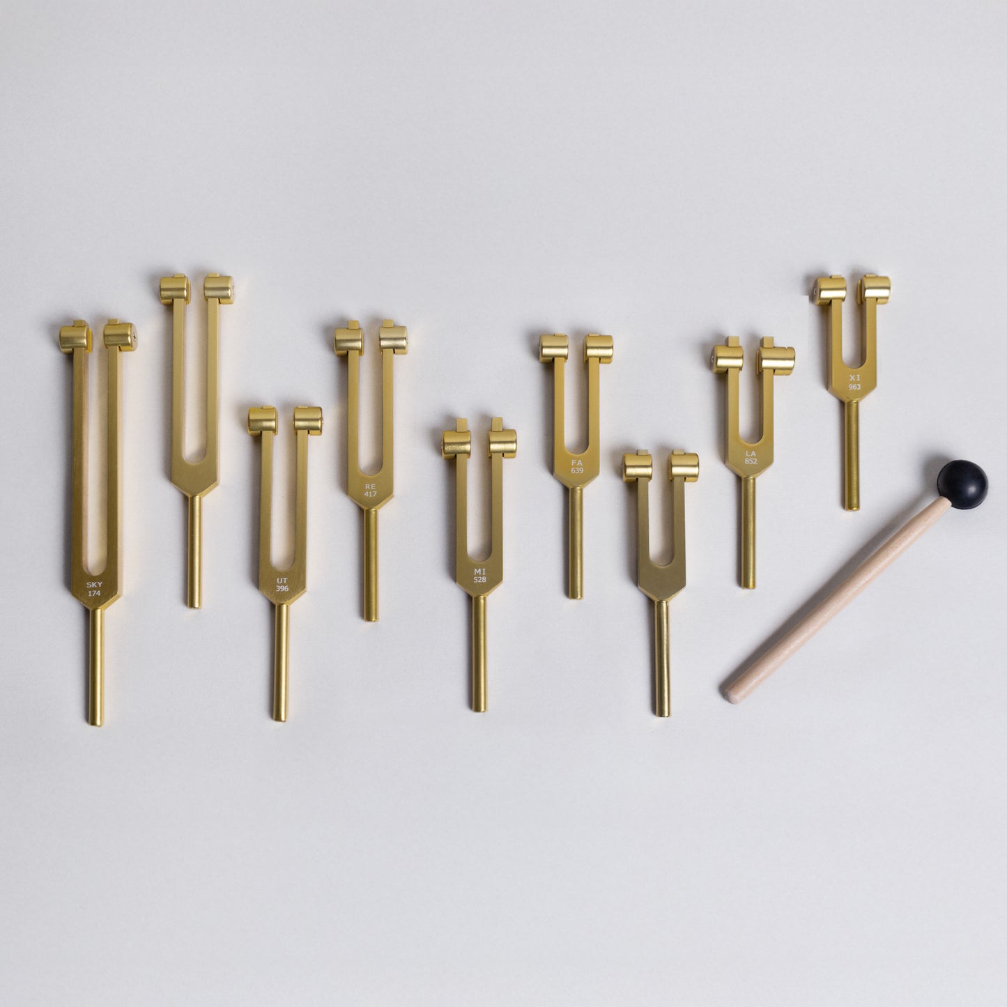 Sacred Solfeggio Stimmgabel-Set | AkashaBowls®