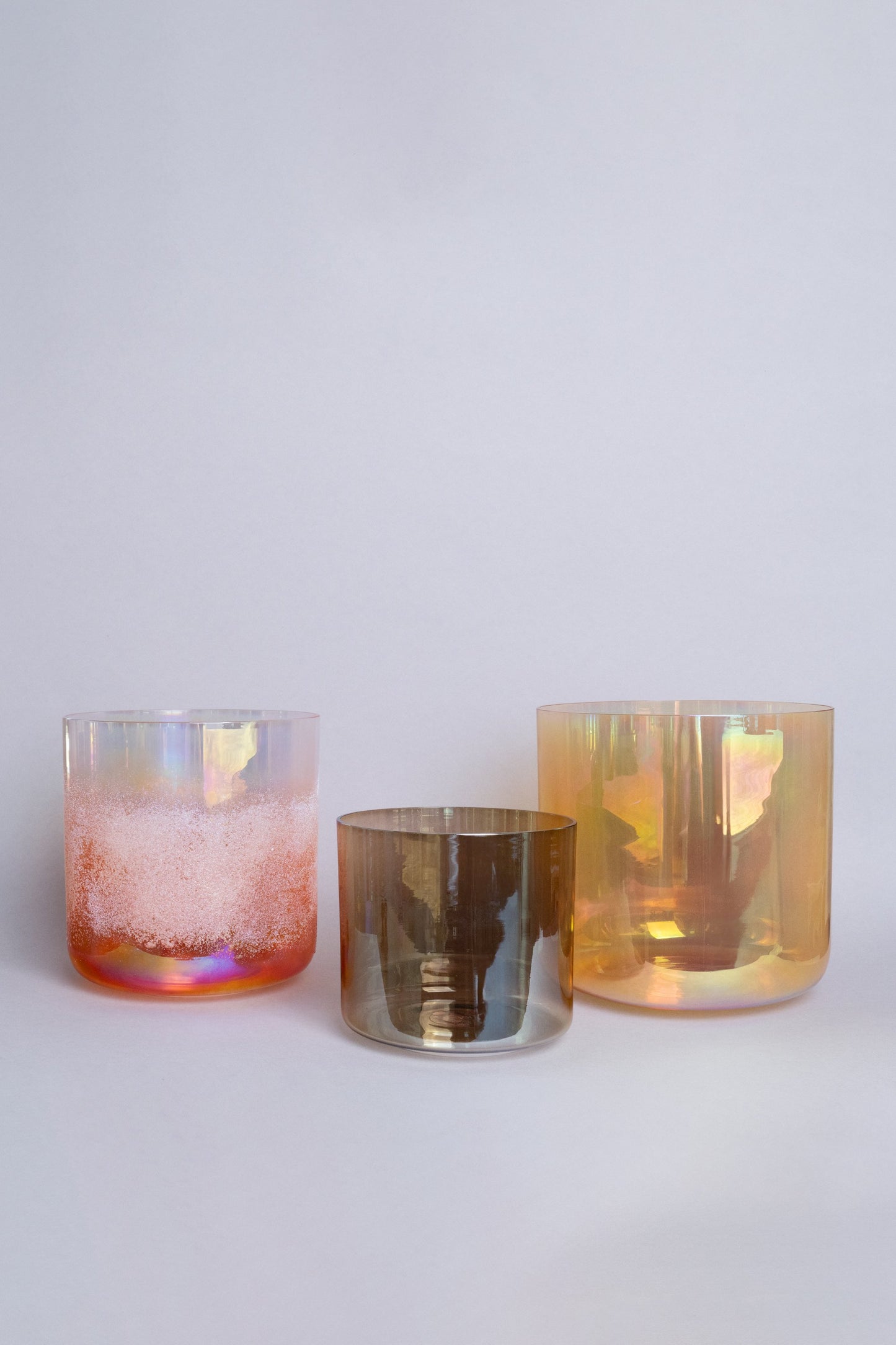 "Sunset Harmony" Klangschalen Set AkashaBowls® 432 Hz