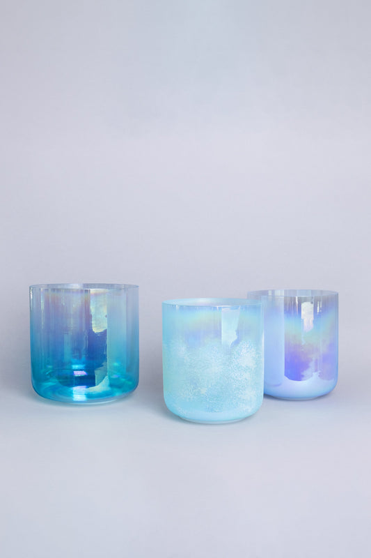 "Ocean Bliss" Klangschalen Set AkashaBowls® 432 Hz