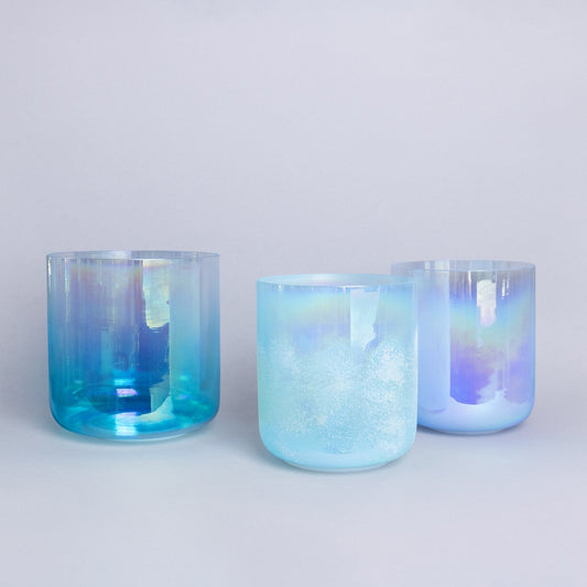 "Ocean Bliss" Klangschalen Set AkashaBowls® 432 Hz