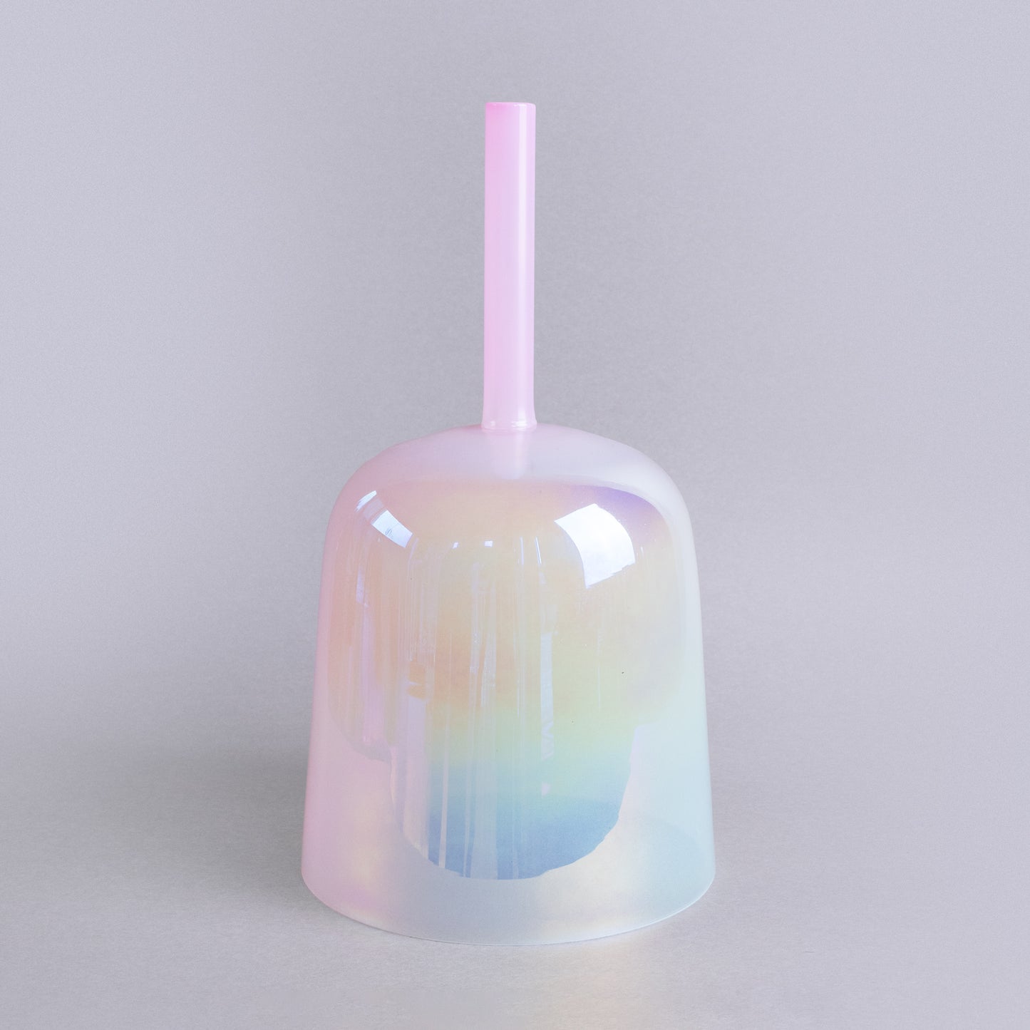 Kristallklangschale EINHORN KRAFTTIER 432 Hz mit Griff - 17 cm | AkashaBowls®