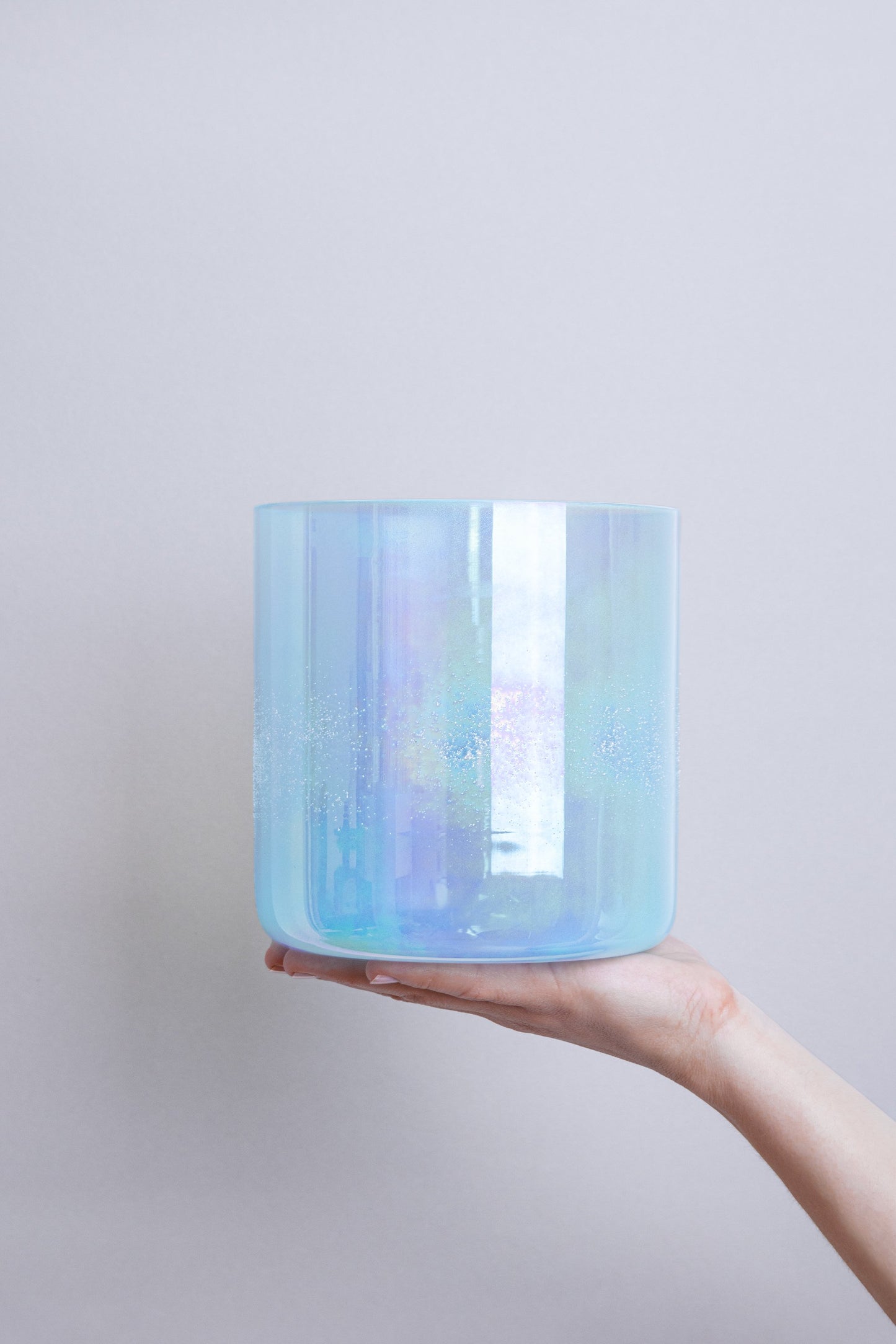 Crystal Singing Bowl DOLPHIN SPIRIT ANIMAL X MOONSTONE 432 Hz - 15 cm | AkashaBowls®