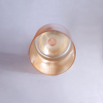 Crystal Singing Bowl FROG SPIRIT ANIMAL X EMERALD 432 Hz - 18 cm | AkashaBowls®