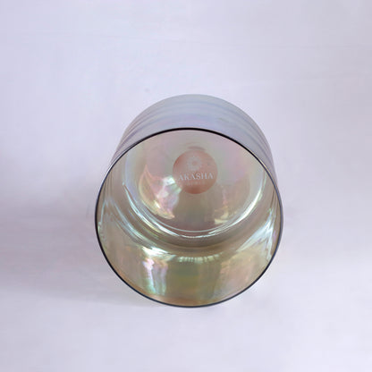 Crystal Singing Bowl PEACOCK SPIRIT ANIMAL 432 Hz - 17 cm | AkashaBowls®
