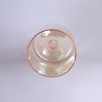 Crystal Singing Bowl FROG SPIRIT ANIMAL X EMERALD 432 Hz - 18 cm | AkashaBowls®