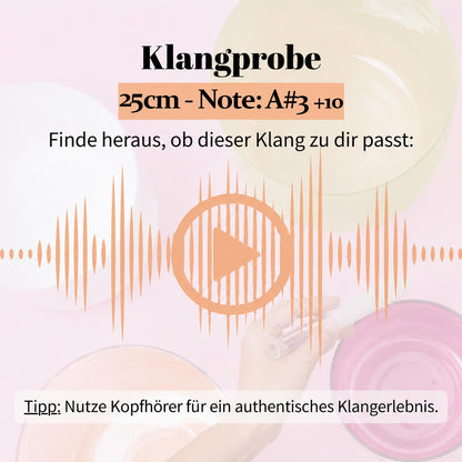 Kristallklangschale ADLER KRAFTTIER 432 Hz  25 cm - 40 cm  | AkashaBowls®