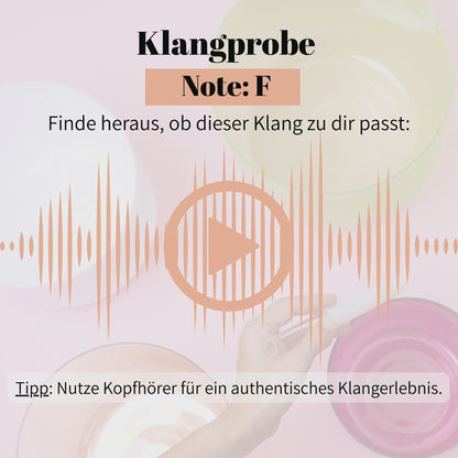 Kristallklangschale DELFIN KRAFTTIER X MONDSTEIN 432 Hz - 15 cm | AkashaBowls®