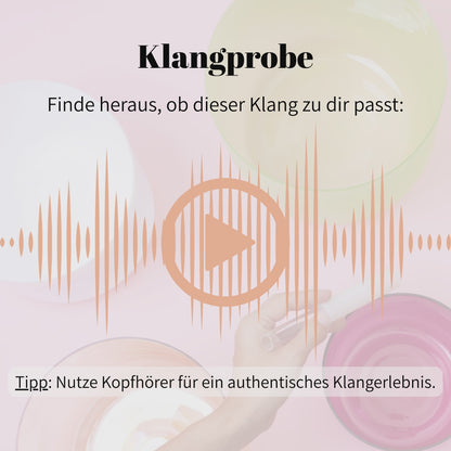 "Sweet Surrender" Klangschalen Set AkashaBowls® 432 Hz