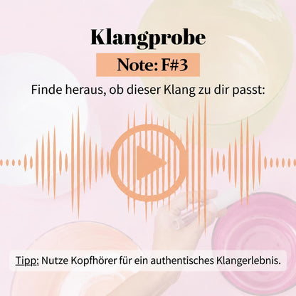 Kristallklangschale HUND KRAFTTIER 432 Hz - 25 cm | AkashaBowls®